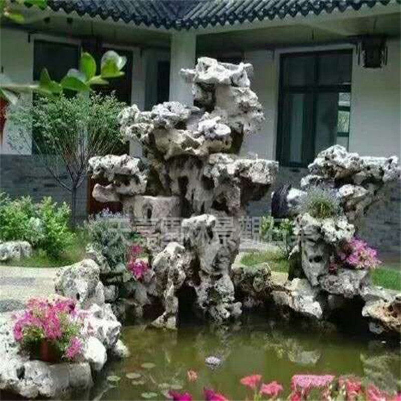 云南小庭院水景鱼池设计方案